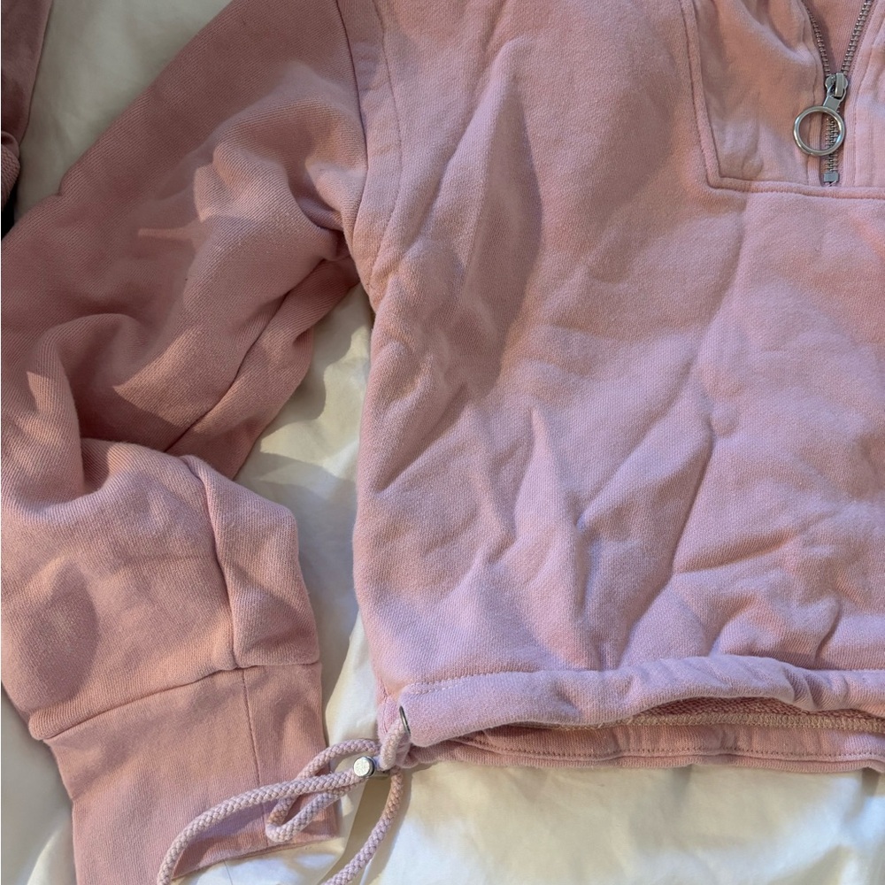 Jonathan Simkhai Blush Pink Zip Pullover